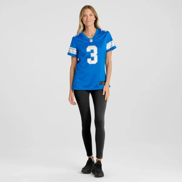 Jack fox detroit lions nike womens team game jersey Blue XL