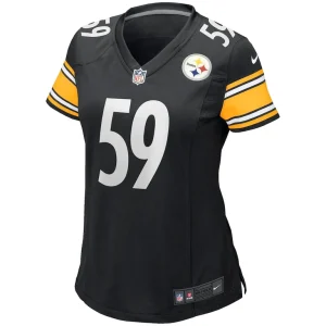 Jack ham pittsburgh steelers nike womens game retired player jersey Black M