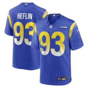 Jack heflin los angeles rams nike team game jersey Royal