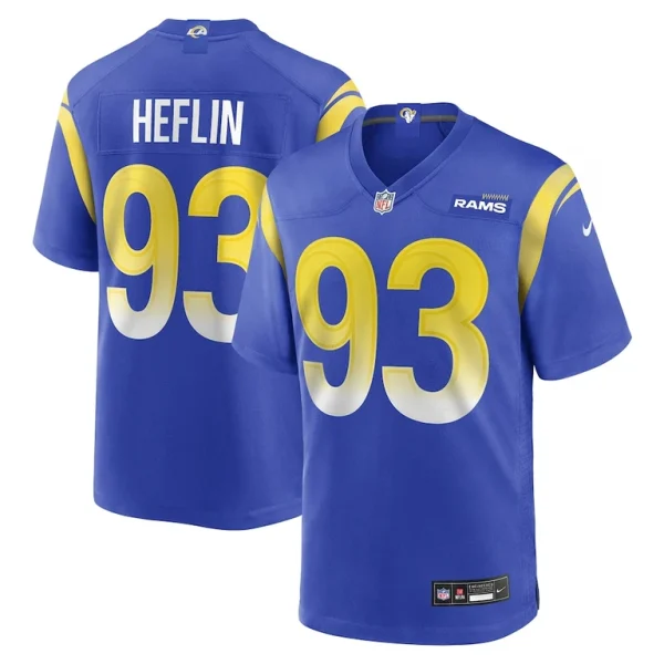 Jack heflin los angeles rams nike team game jersey Royal