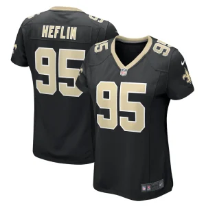 Jack heflin new orleans saints nike womens team game jersey Black