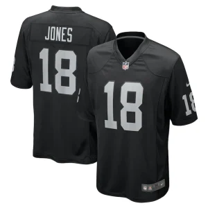 Jack jones las vegas raiders nike team game jersey Black