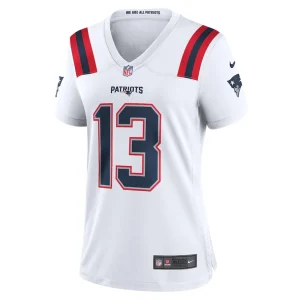 Jack jones new england patriots nike womens game player jersey White M