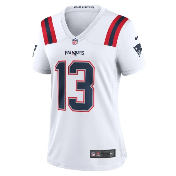 Jack jones new england patriots nike womens game player jersey White M