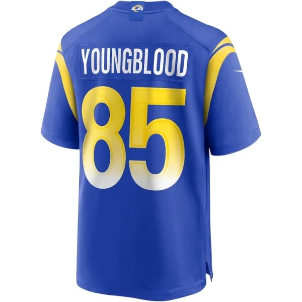 Jack youngblood los angeles rams nike game retired player jersey Royal L