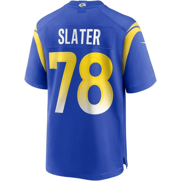 Jackie slater los angeles rams nike game retired player jersey Royal L