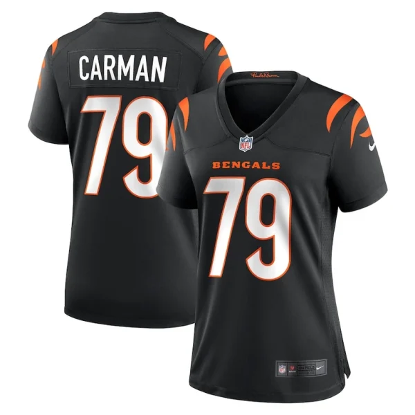 Jackson carman cincinnati bengals nike womens game jersey Black