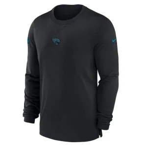 Jacksonville jaguars nike 2023 sideline performance long sleeve t shirt Black M