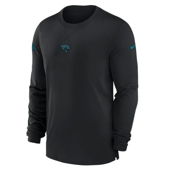 Jacksonville jaguars nike 2023 sideline performance long sleeve t shirt Black M