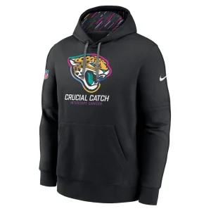 Jacksonville jaguars nike 2024 nfl crucial catch club pullover hoodie Black M