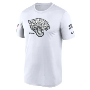 Jacksonville jaguars nike 2024 salute to service legend performance t shirt White M