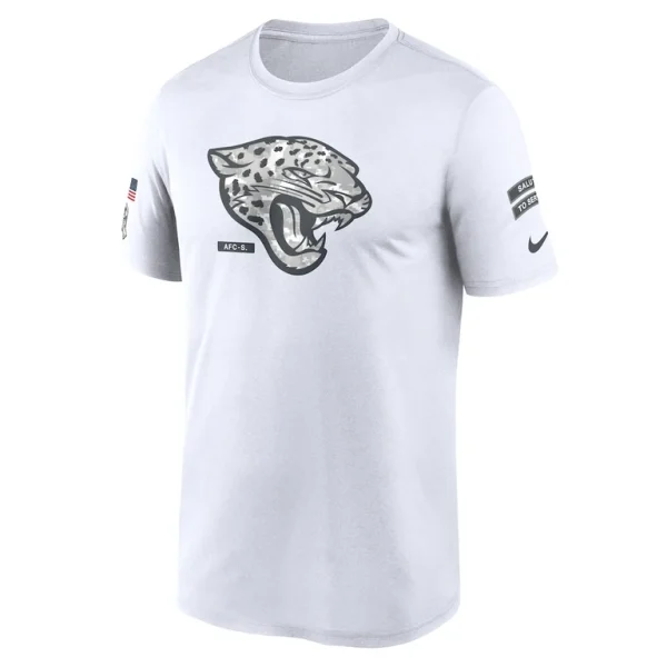 Jacksonville jaguars nike 2024 salute to service legend performance t shirt White M