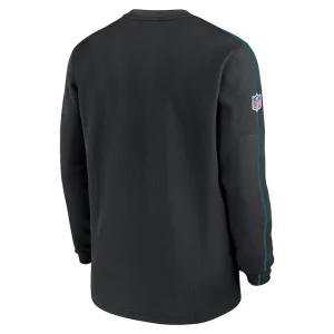 Jacksonville jaguars nike 2024 sideline coaches long sleeve top Black L