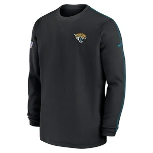 Jacksonville jaguars nike 2024 sideline coaches long sleeve top Black M