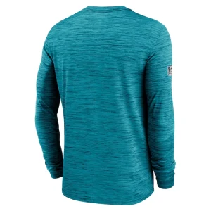 Jacksonville jaguars nike 2024 sideline velocity performance long sleeve t shirt Teal L