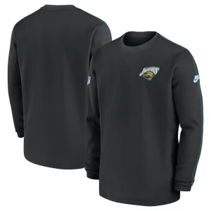 Jacksonville jaguars nike alternate logo coach long sleeve top Black