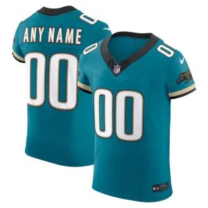 Jacksonville jaguars nike alternate vapor f.u.s.e. elite custom jersey Teal