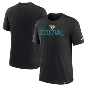 Jacksonville jaguars nike blitz tri blend t shirt Heather black
