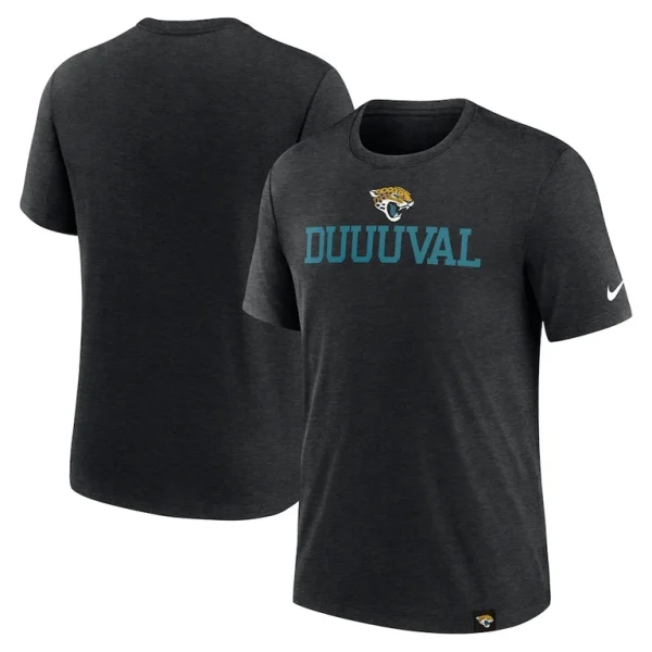 Jacksonville jaguars nike blitz tri blend t shirt Heather black