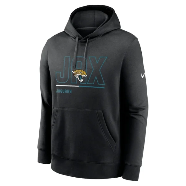 Jacksonville jaguars nike city code club fleece pullover hoodie Black M