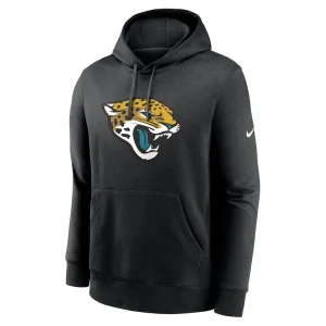 Jacksonville jaguars nike club logo pullover hoodie Black M