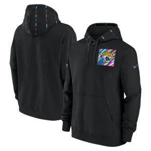 Jacksonville jaguars nike crucial catch club pullover hoodie Black