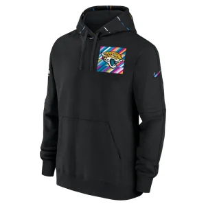 Jacksonville jaguars nike crucial catch club pullover hoodie Black M
