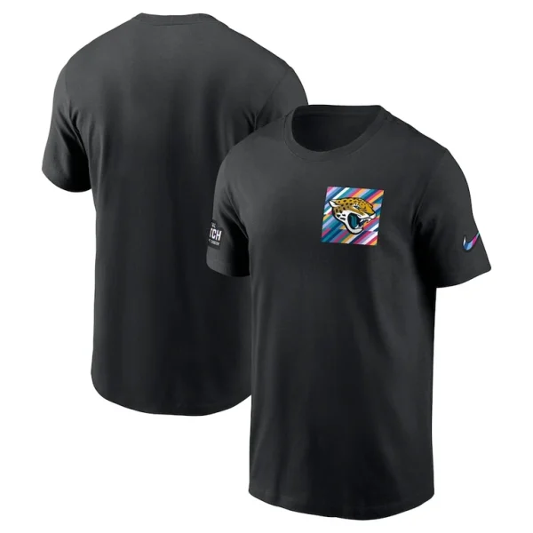 Jacksonville jaguars nike crucial catch sideline tri blend t shirt Black