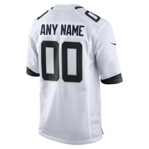 Jacksonville jaguars nike custom game jersey White L