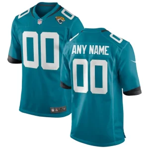 Jacksonville jaguars nike custom team game jersey Teal