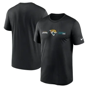 Jacksonville jaguars nike horizontal lockup legend performance t shirt Black