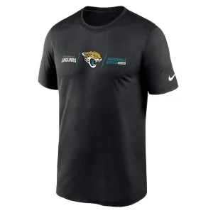 Jacksonville jaguars nike horizontal lockup legend performance t shirt Black M