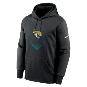 Jacksonville jaguars nike icon performance pullover hoodie Black M