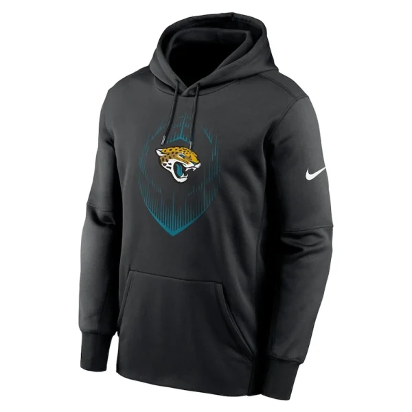Jacksonville jaguars nike icon performance pullover hoodie Black M