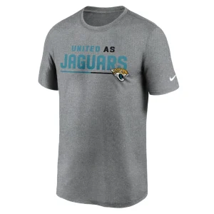 Jacksonville jaguars nike legend team shoutout performance t shirt Heather gray M