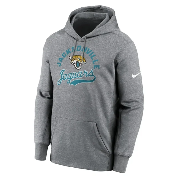 Jacksonville jaguars nike performance fleece pullover hoodie Heather gray M