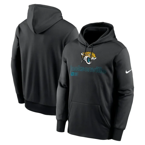Jacksonville jaguars nike performance pullover hoodie Black