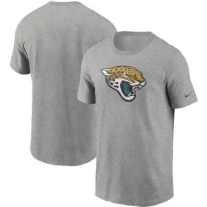Jacksonville jaguars nike primary logo t shirt Heathered gray