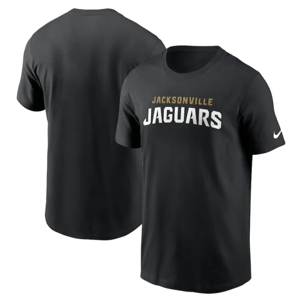 Jacksonville jaguars nike primetime wordmark essential t shirt Black