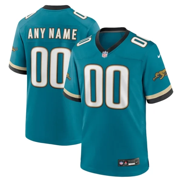 Jacksonville jaguars nike prowler throwback custom game jersey Teal