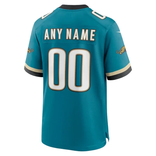 Jacksonville jaguars nike prowler throwback custom game jersey Teal L