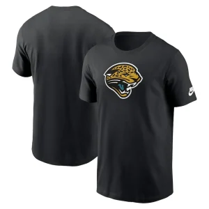 Jacksonville jaguars nike rewind logo essential t shirt Black