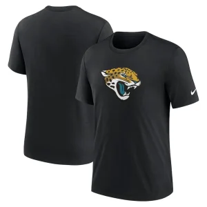Jacksonville jaguars nike rewind logo tri blend t shirt Black