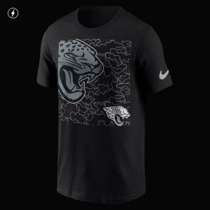 Jacksonville jaguars nike rflctv t shirt Black XL