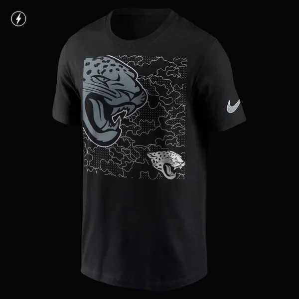 Jacksonville jaguars nike rflctv t shirt Black XL