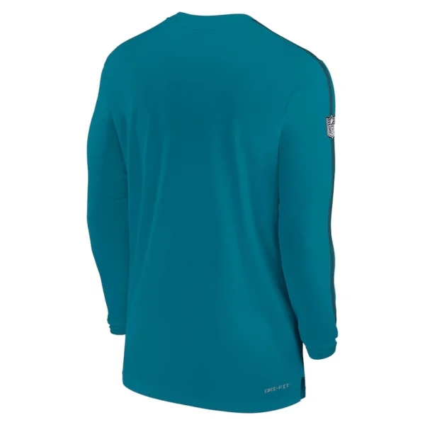 Jacksonville jaguars nike sideline coach uv performance long sleeve t shirt Teal L