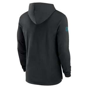 Jacksonville jaguars nike sideline hoodie performance long sleeve t shirt Black L