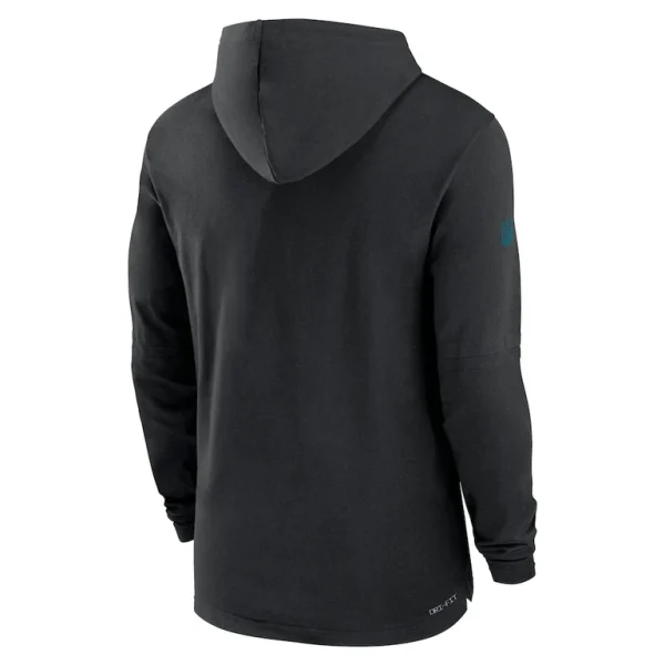 Jacksonville jaguars nike sideline performance long sleeve hoodie t shirt Black L