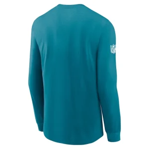 Jacksonville jaguars nike sideline performance long sleeve t shirt Teal L
