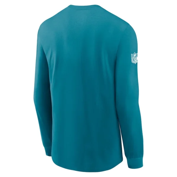 Jacksonville jaguars nike sideline performance long sleeve t shirt Teal L